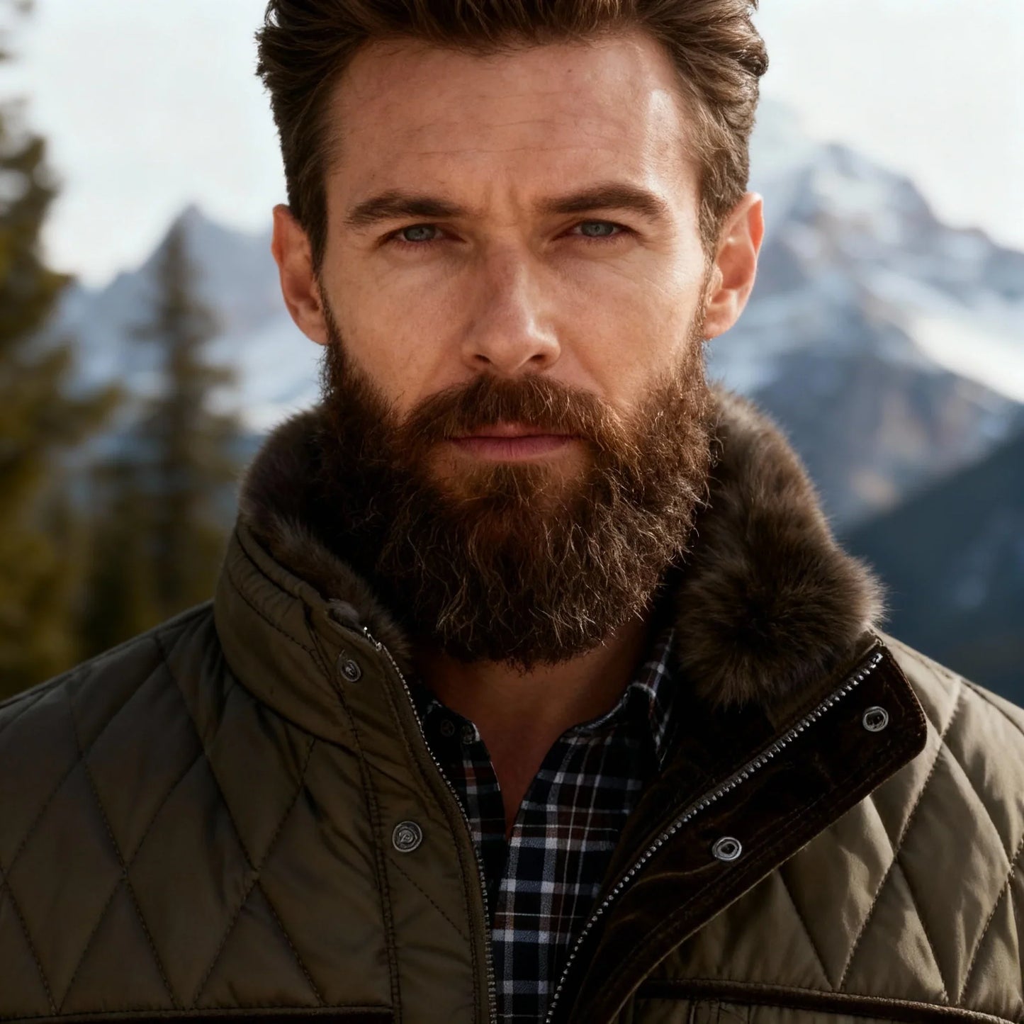 Marco | Giacca Trapuntata Invernale Foderata in Pelliccia Morbida